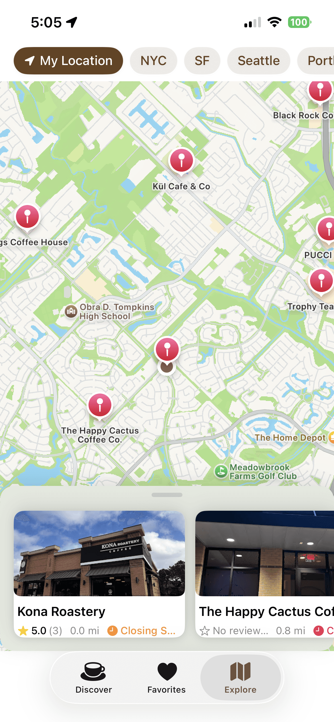 Explore the map, or jump to another city
